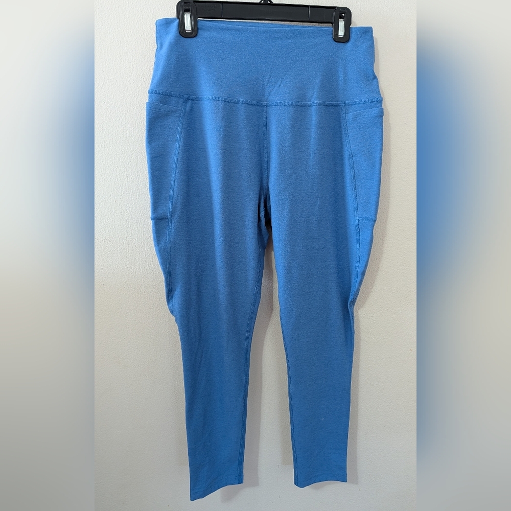Beyond Yoga Blue Spacedye Pocket Leggings High Waist Buttery Soft Womens Size 1X